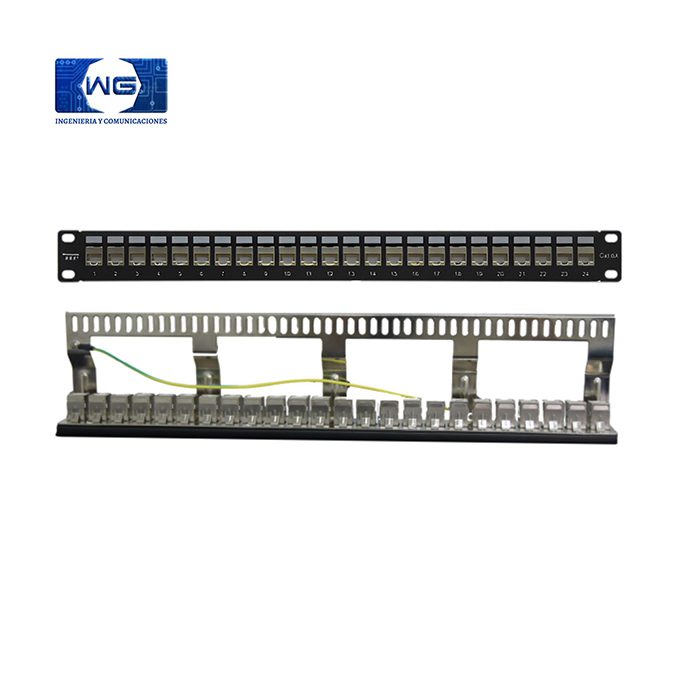 Patch panel Cat6 – 6a - patch-panel-24ptos-cat6a