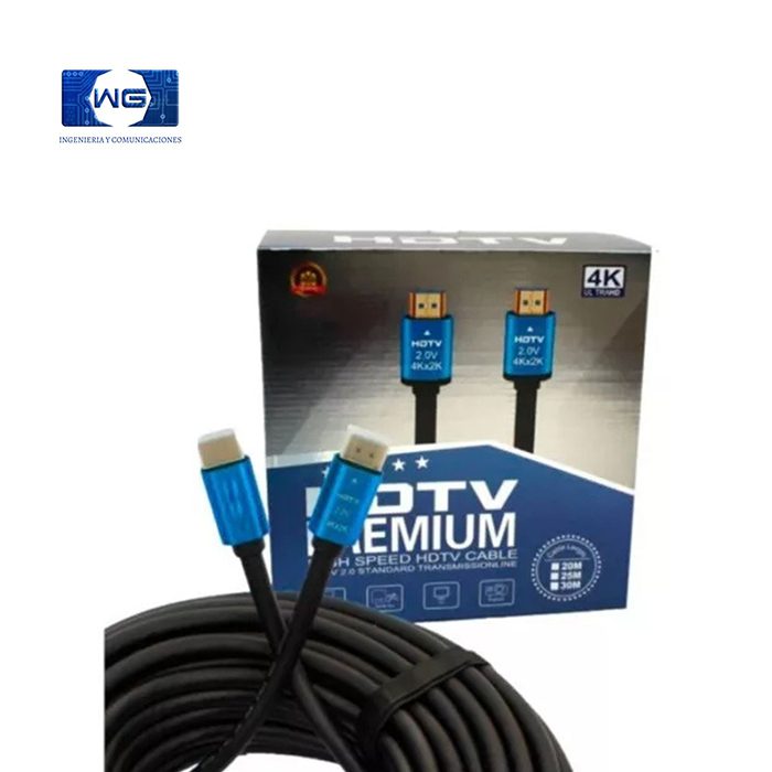 Cable Hdmi 4k 2.0 - 20m