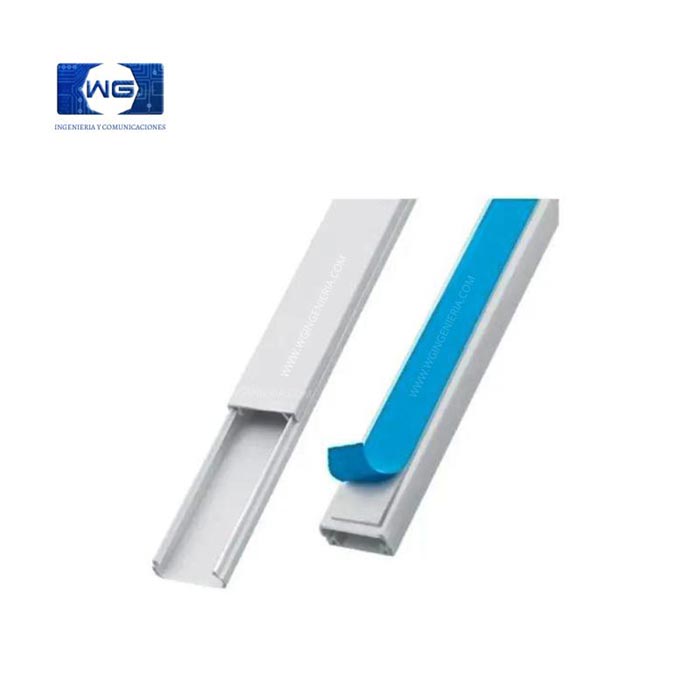 Canaletas plásticas 20 x 13 por 10U