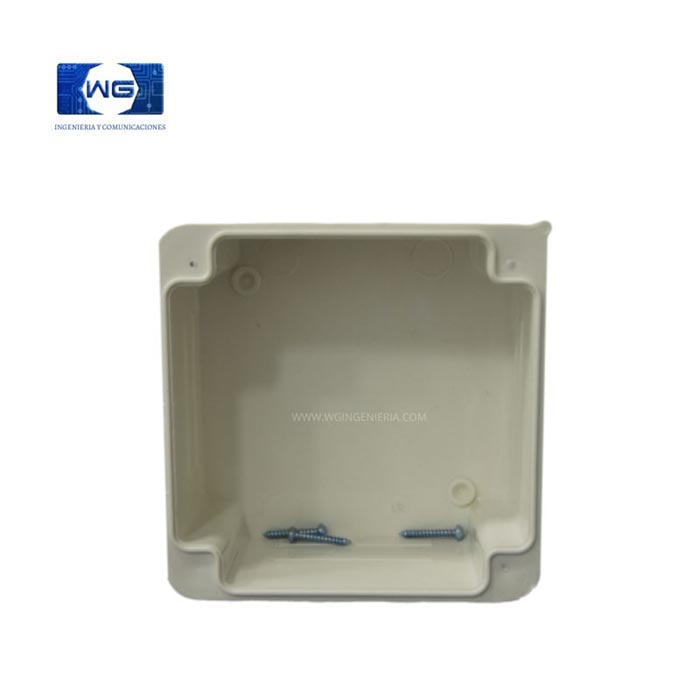 Caja Paso 10 mm x 10 mm Plástico