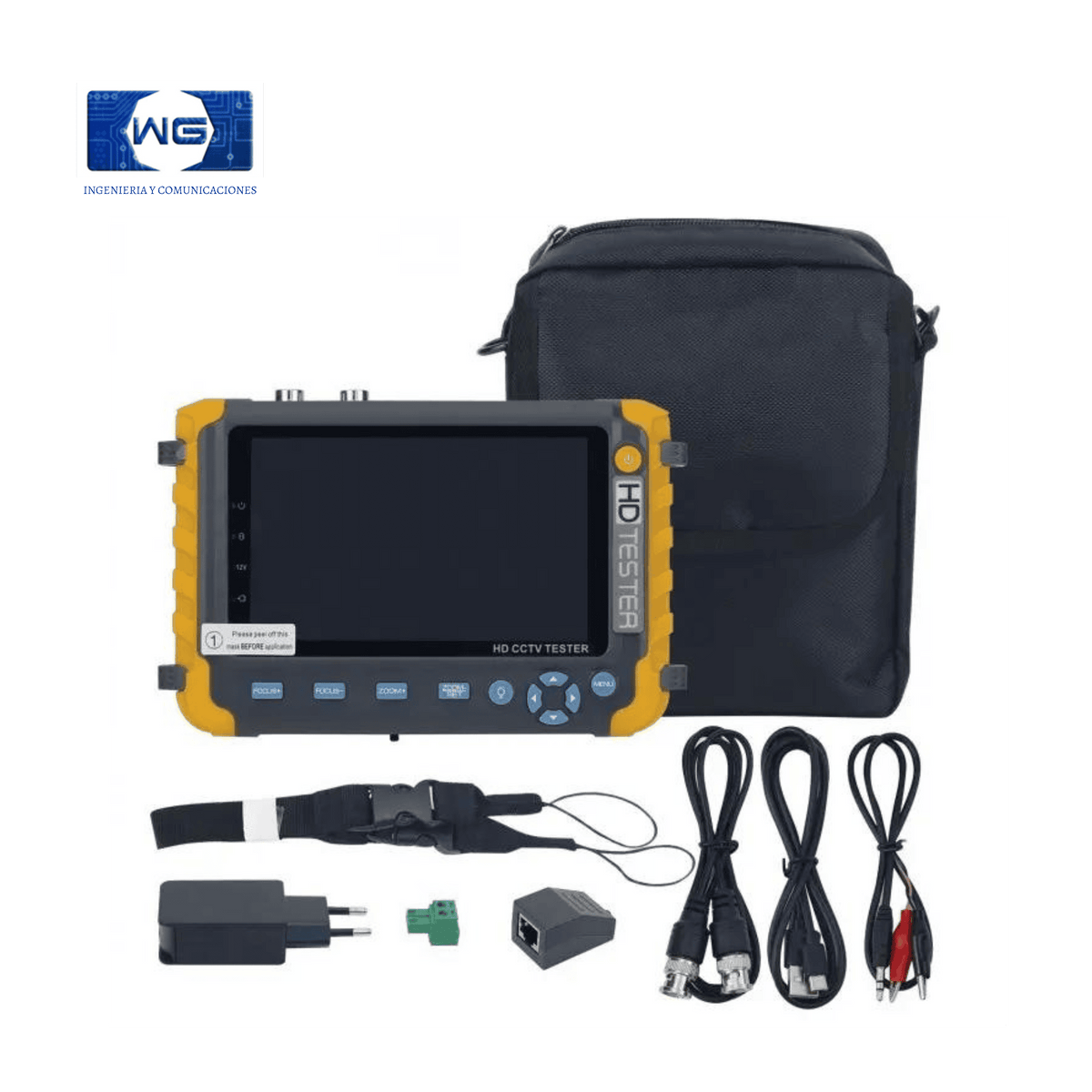 Tester de Cctv Portátil 4 en 1 De 5 Pulgadas