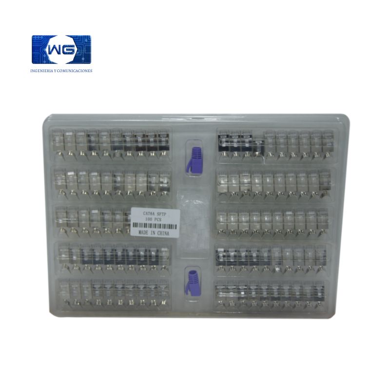 estuche de Plug blindado Rj45 Cat 6a