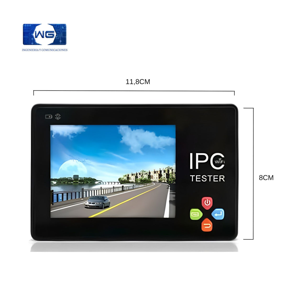 Probador De Cámara Cctv Pantalla Lcd 3,5 Pul, Ipc 1600,wifi