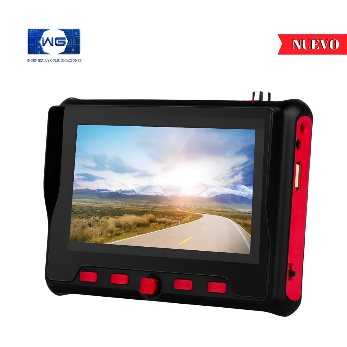 Probador De Cámara Cctv De 4,3 Pulgadas 5200act-ptz