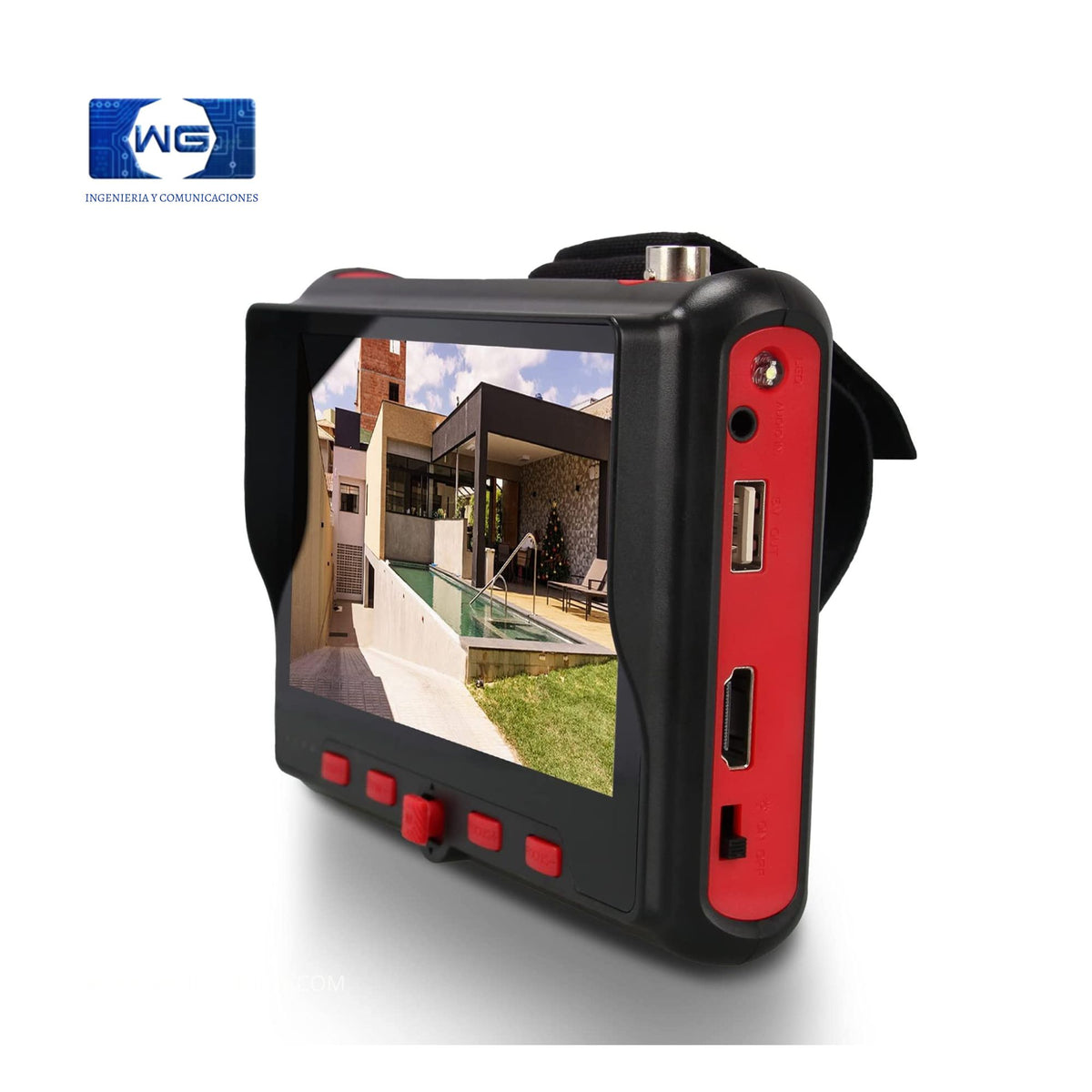 Probador De Cámara Cctv De 4,3 Pulgadas 5200act-ptz