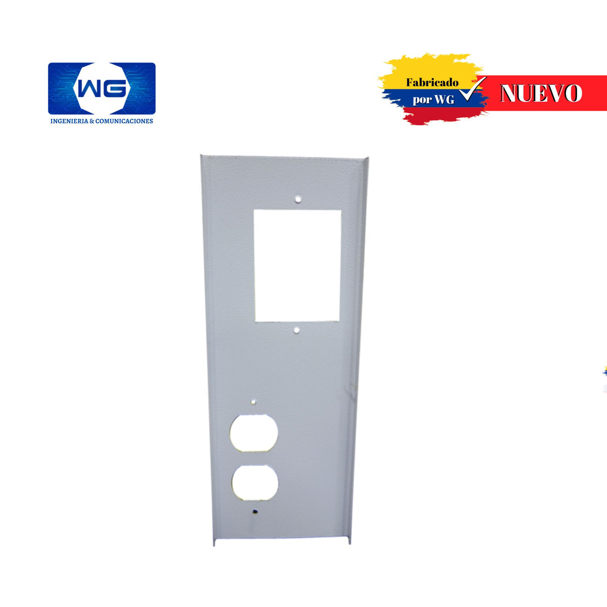 Troquel Doble Para Canaleta De 10×4 Cm Blanco