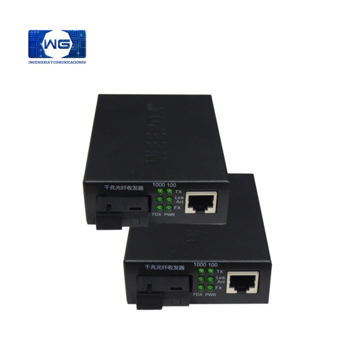 Convertidor De Medios D/fibra Óptica, Ethernet 10/100/1000m