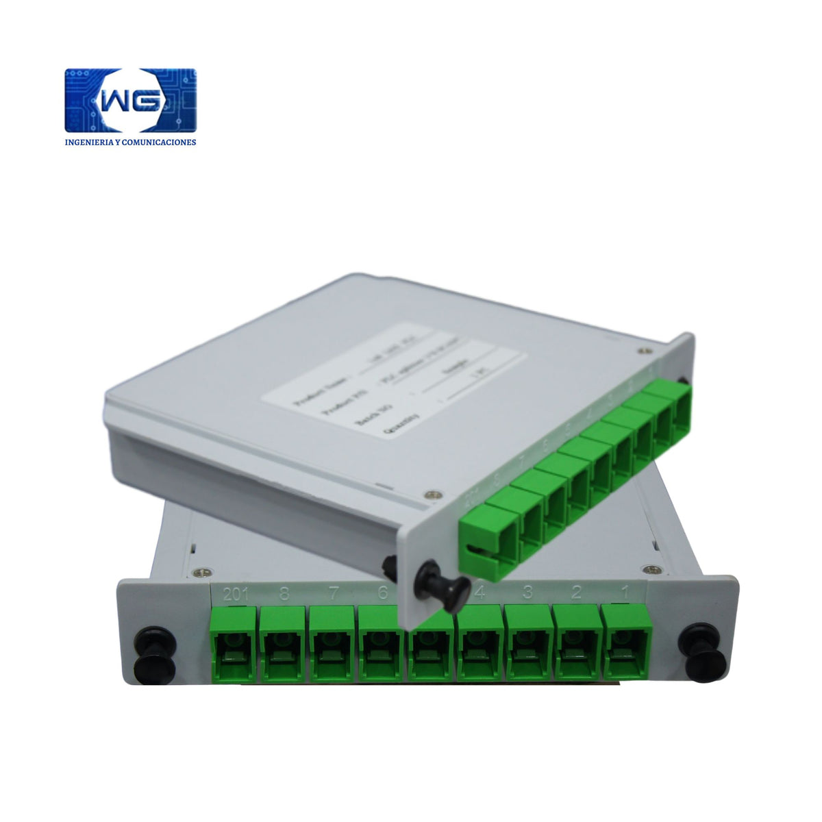 Splitter Óptico De Cassette Sc-apc 1×8 Plc