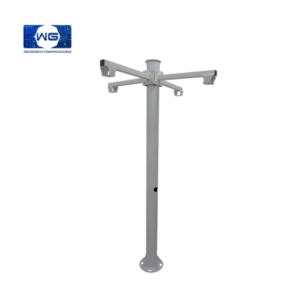 Poste Metalico para intemperie 4’’ 2mt