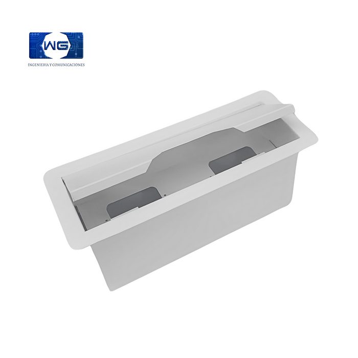 Grommet para escritorio - blanco