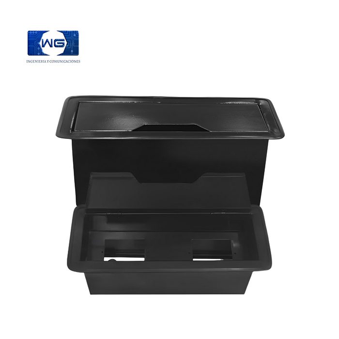 Grommet para escritorio - negro