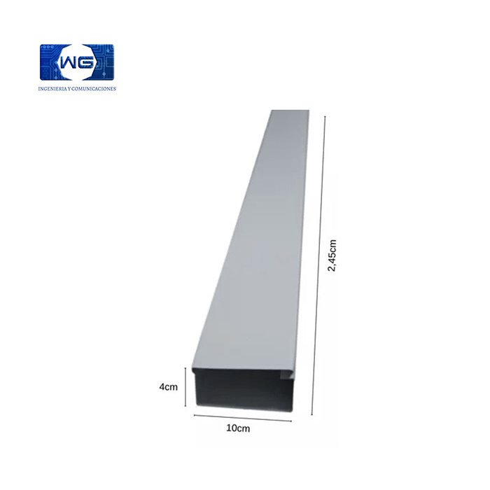Canaleta metalica - 10x4