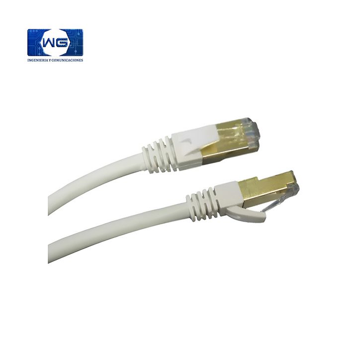 Patch Cord Cat 6a - blanco / 1m