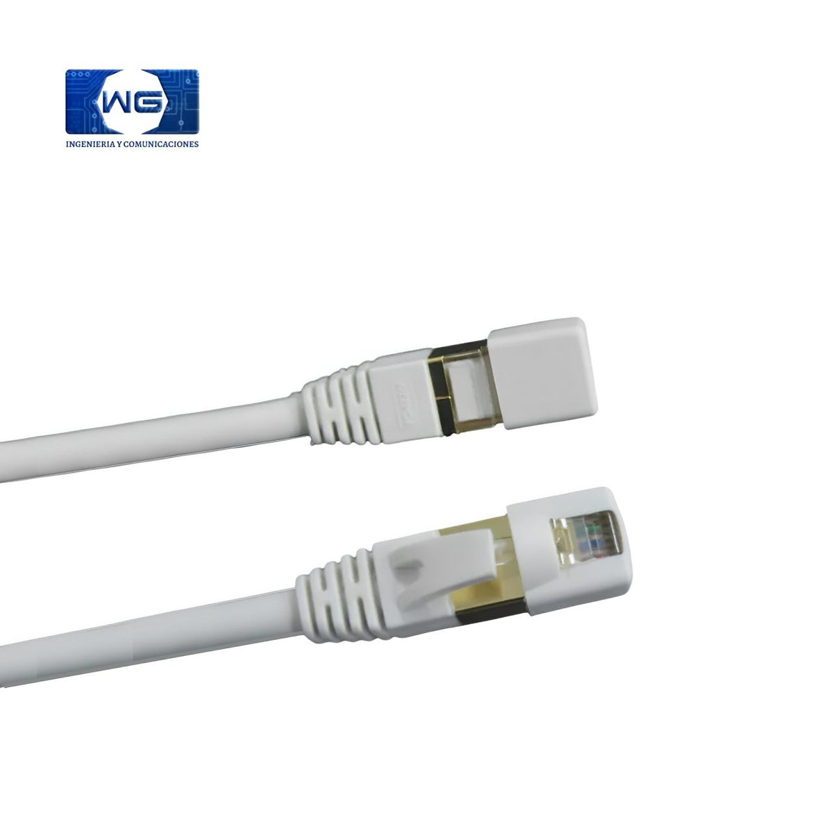 Patch Cord Cat 6a - blanco / 2m