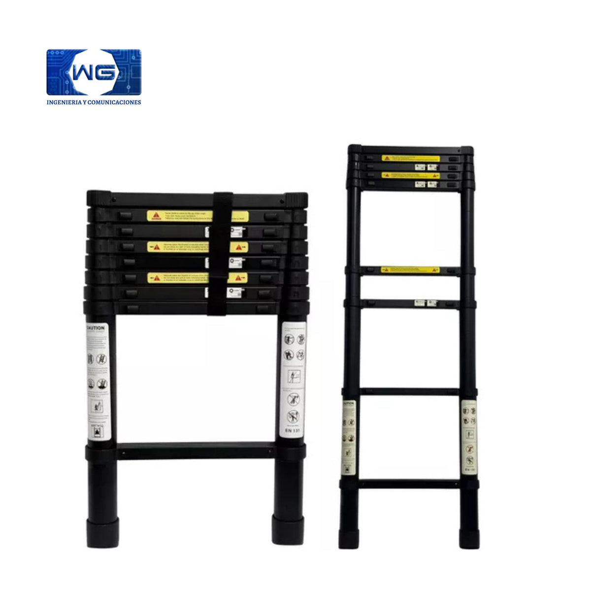 Escalera plegable telescópica