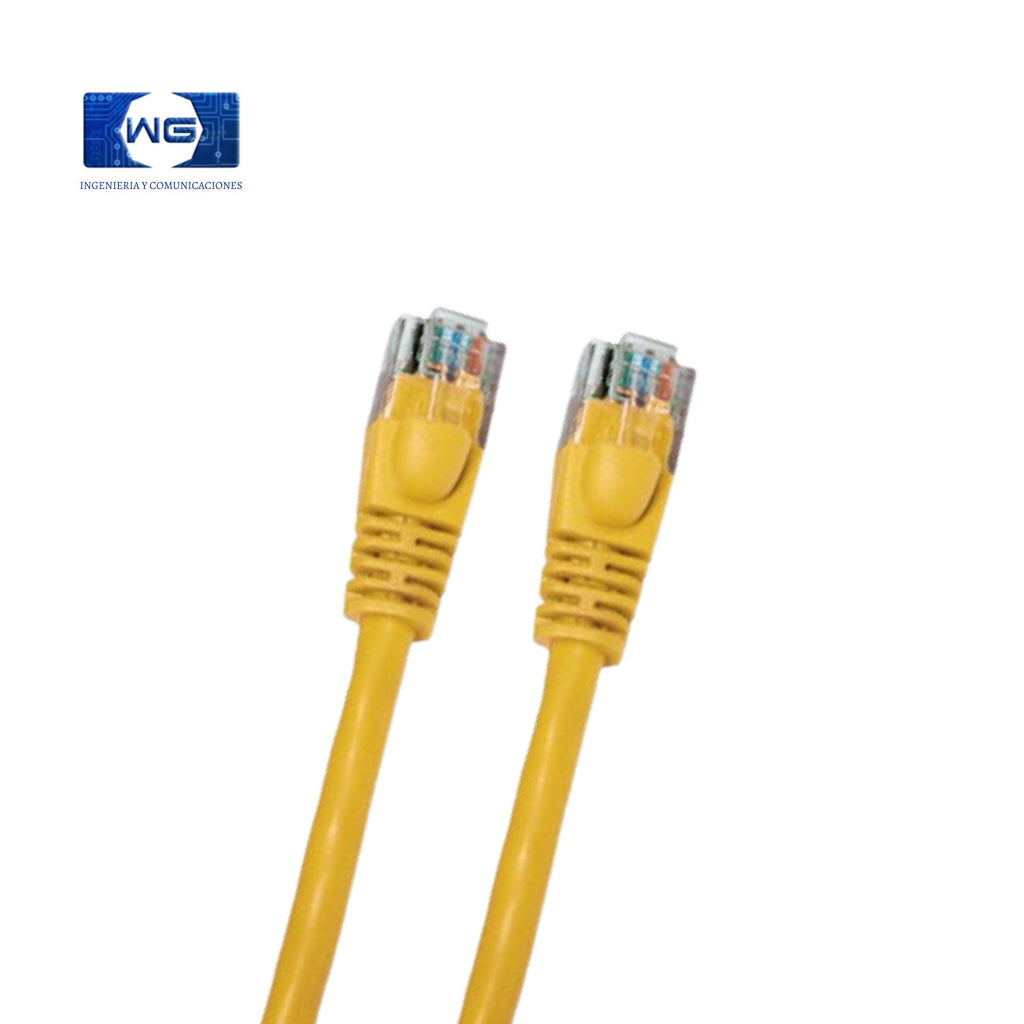 Patch cord Cat 6 100% cobre - 0-5m / amarillo