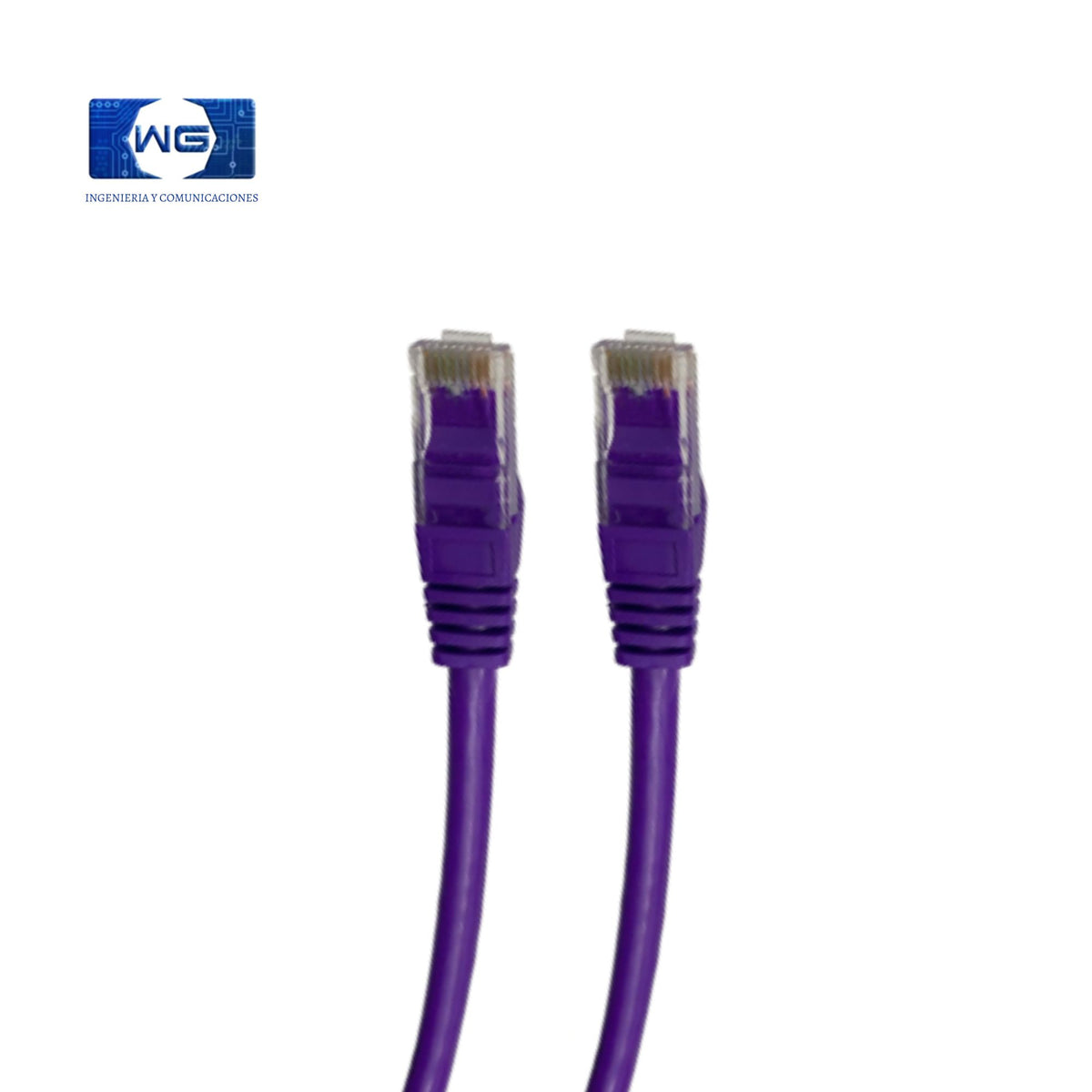 Patch cord Cat 6 100% cobre - 10m / morado