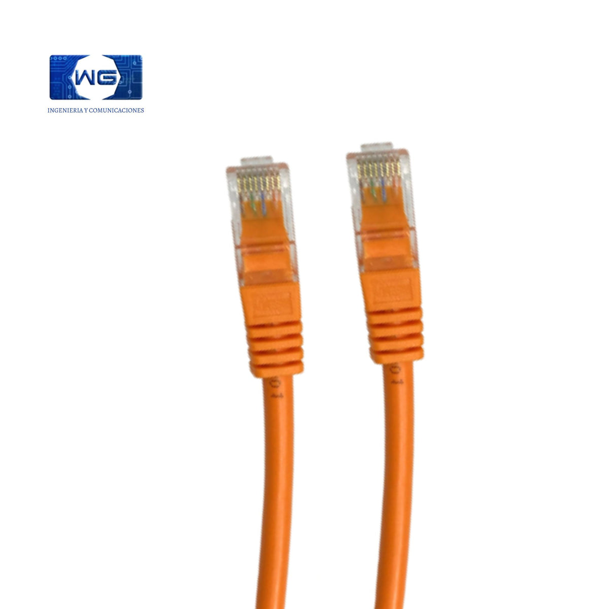 Patch cord Cat 6 100% cobre - 0-5m / naranja