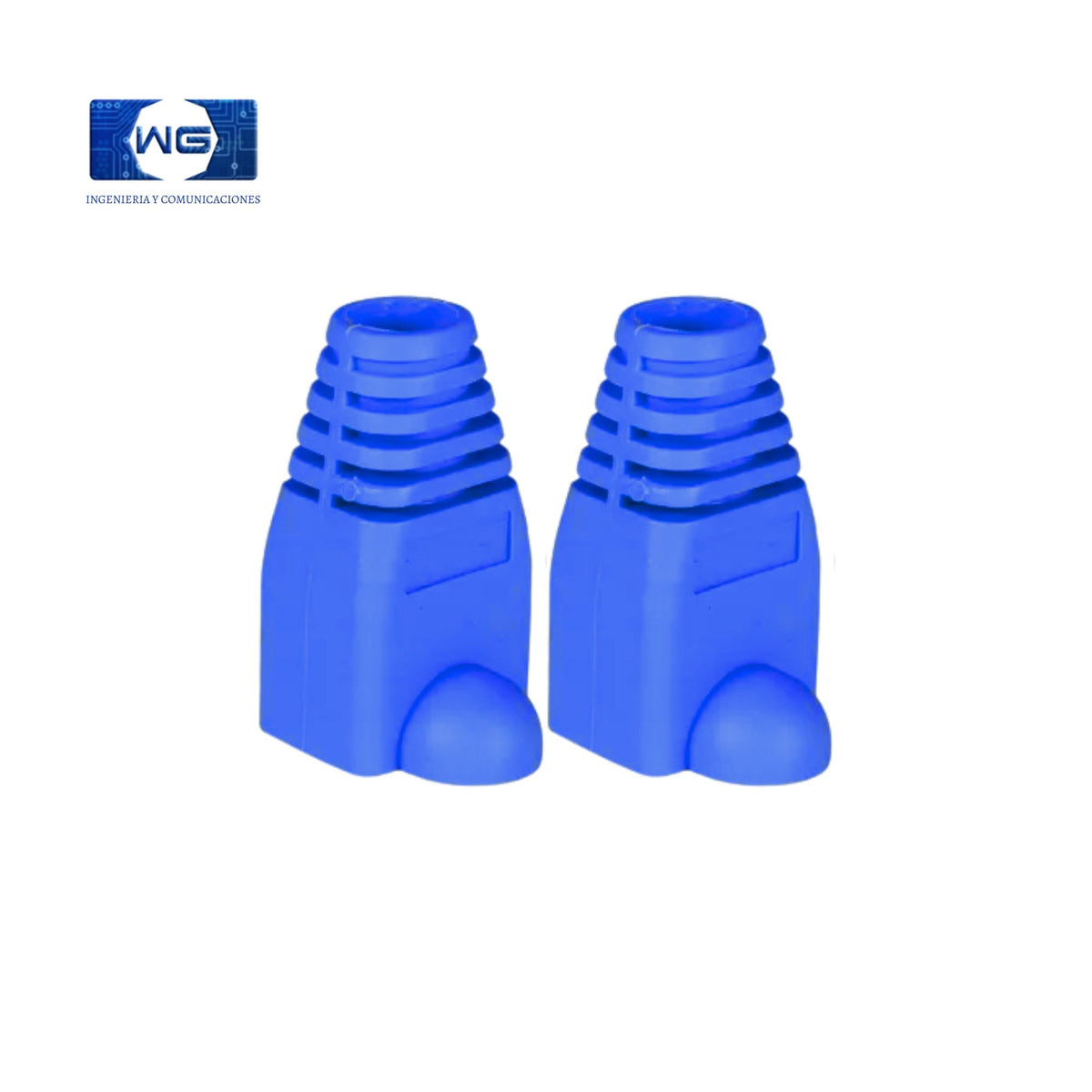 Botas o Capuchones RJ45 bolsa X 100u - azul