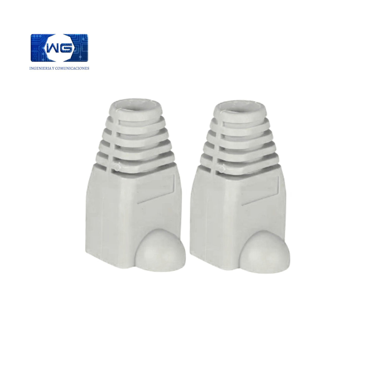 Botas o Capuchones RJ45 bolsa X 100u - blanco