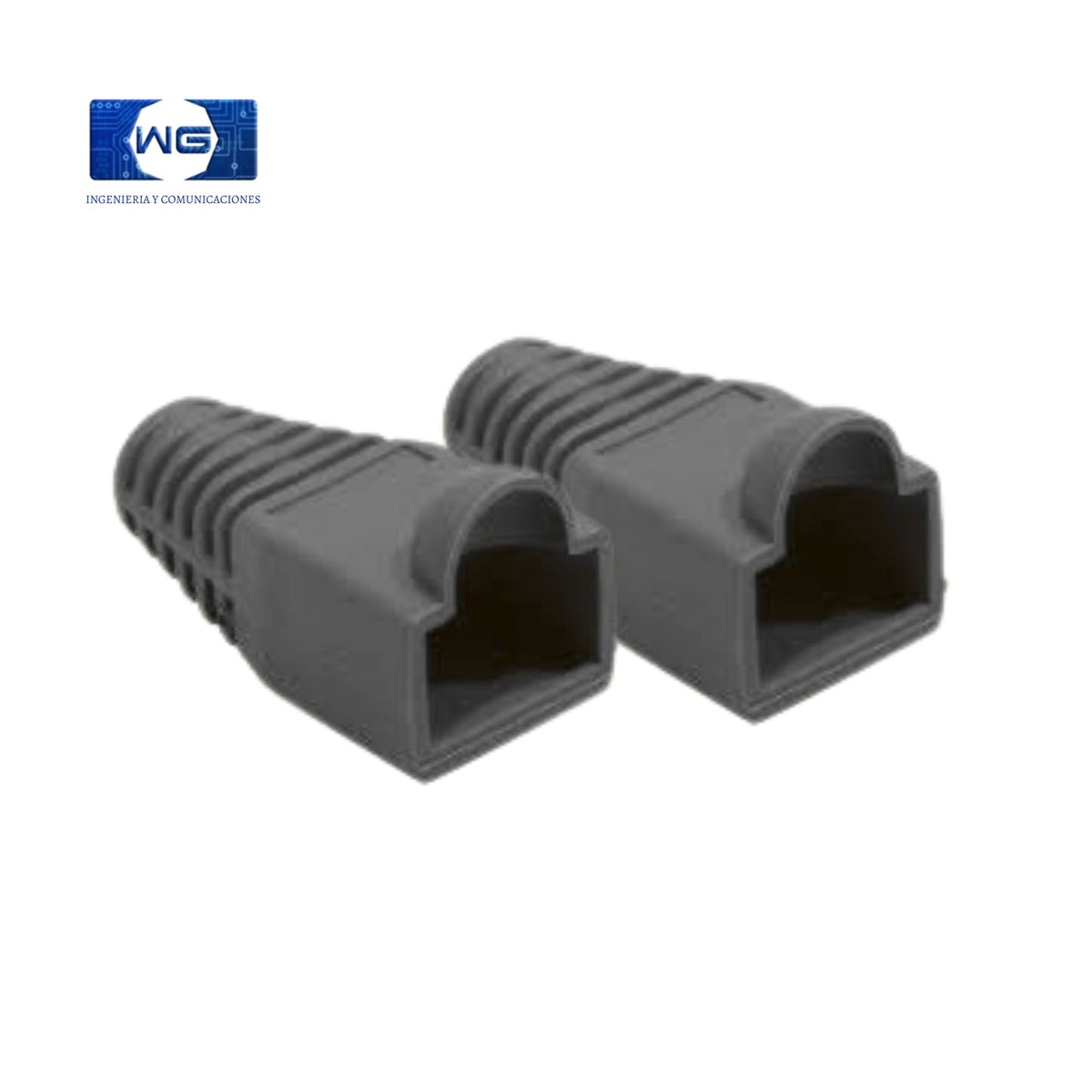Botas o Capuchones RJ45 bolsa X 100u - gris
