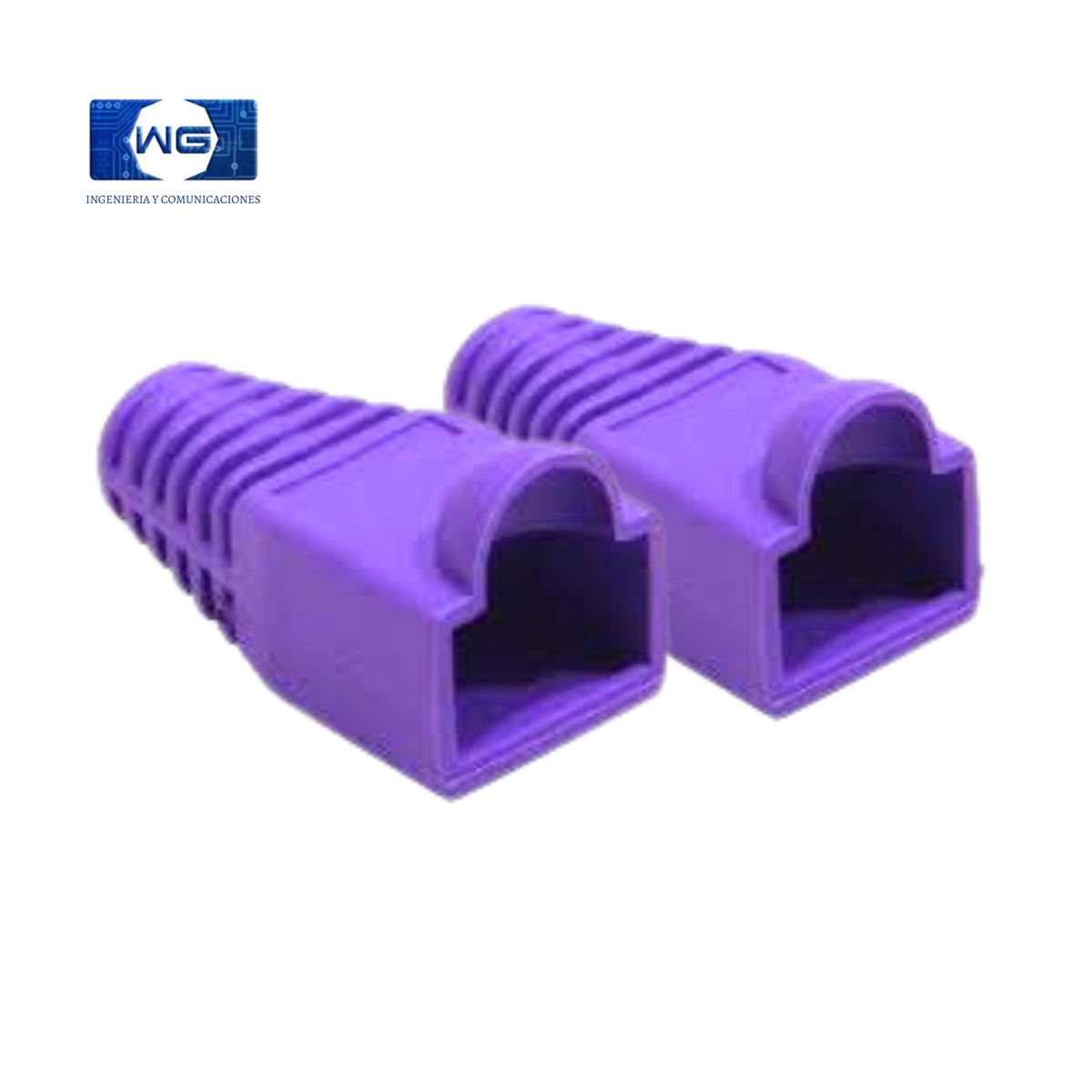 Botas o Capuchones RJ45 bolsa X 100u - morado