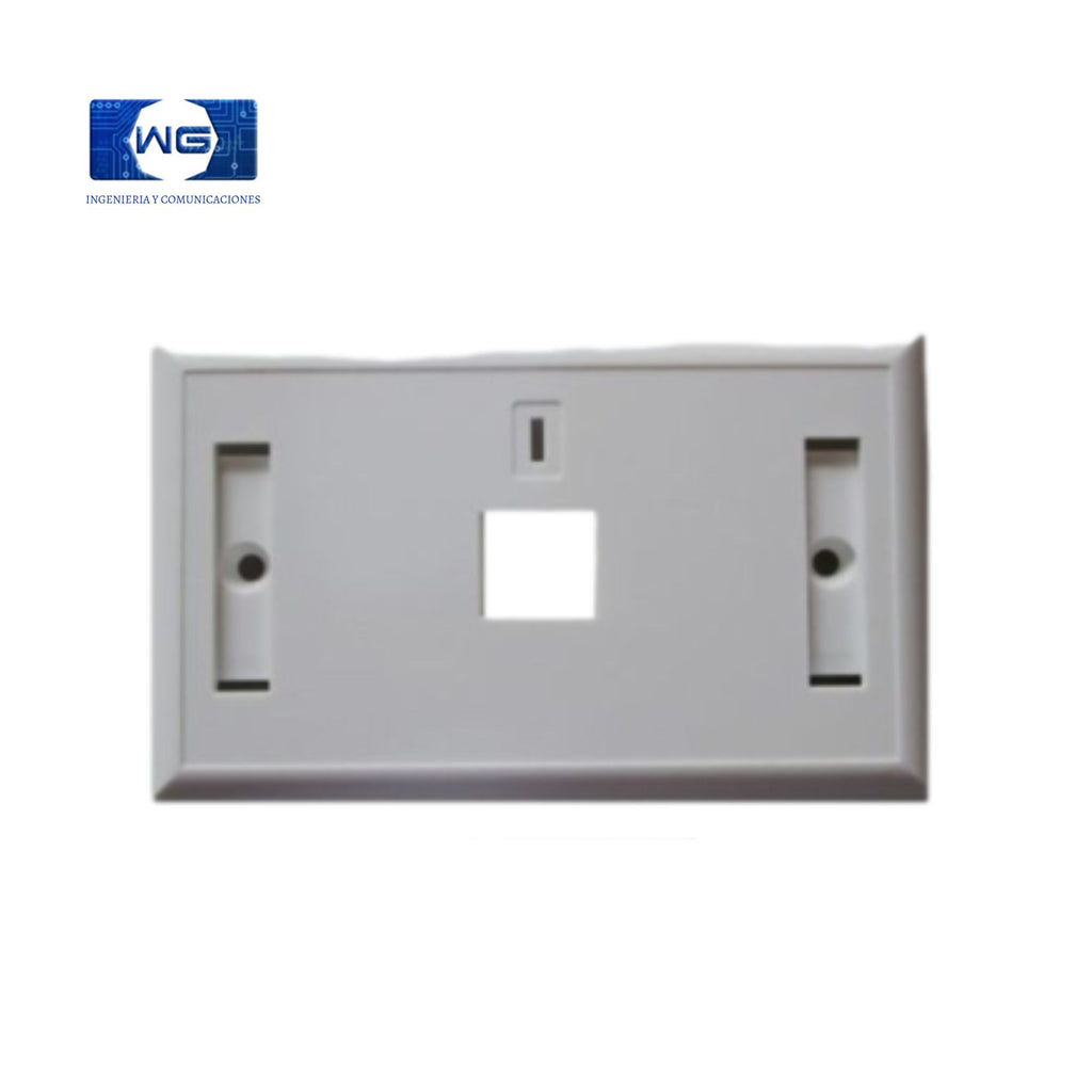 Faceplate Rj45 - 1-puerto