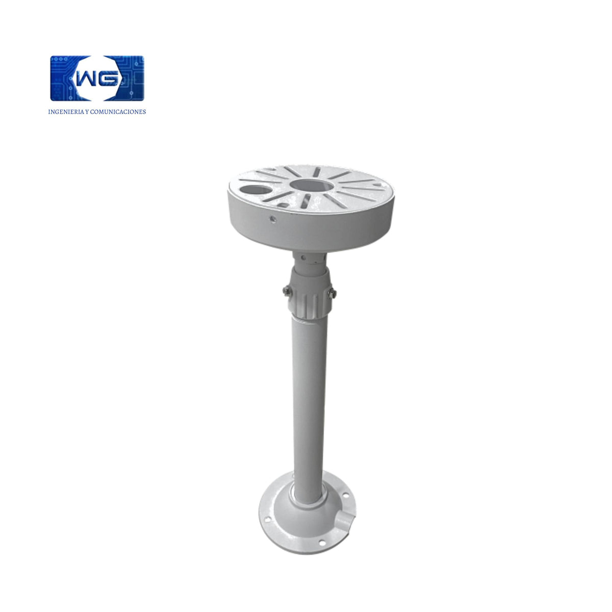 Brazo recto expansible con base - 30cm-a-60cm