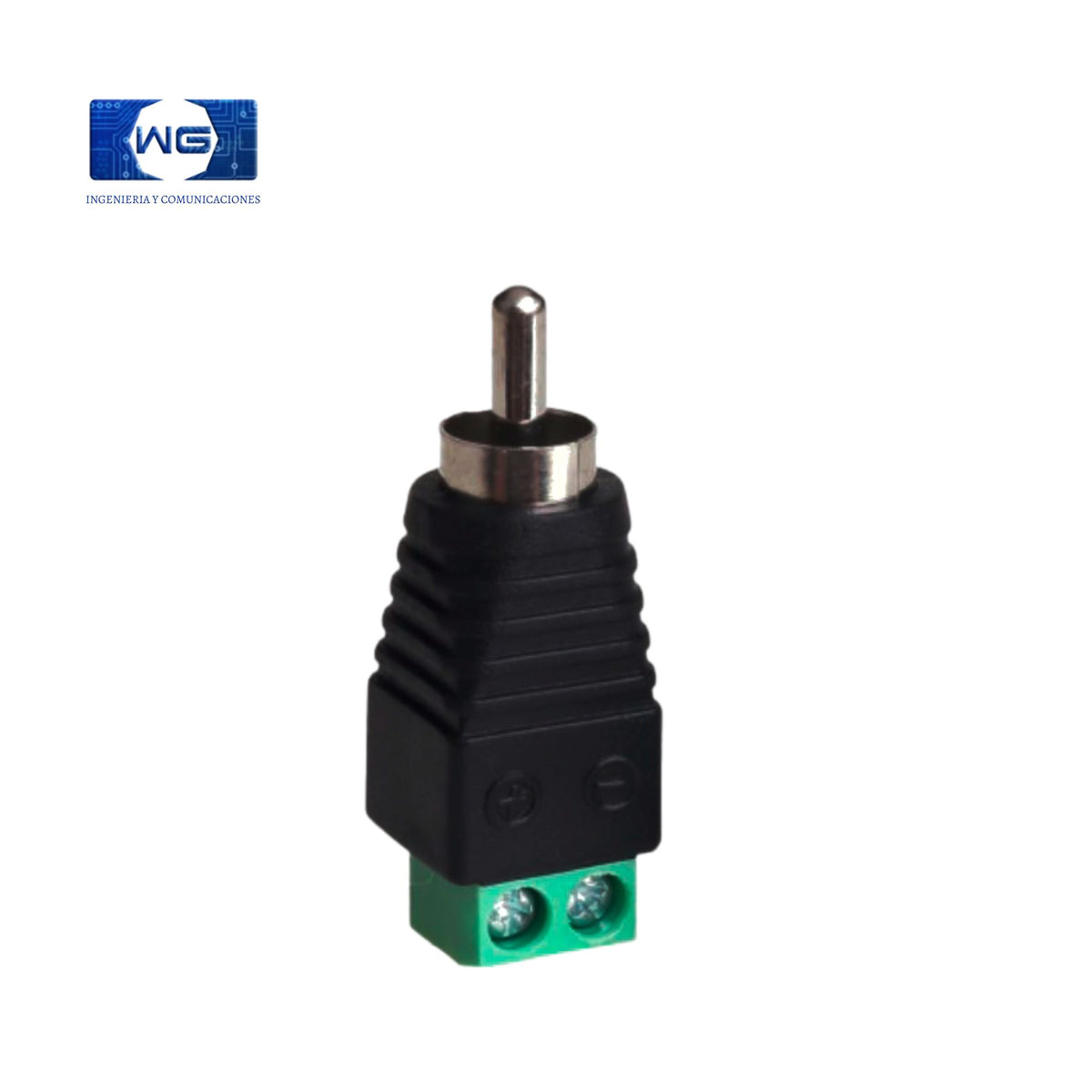 Conector tipo Bornera - bornera-rca-macho