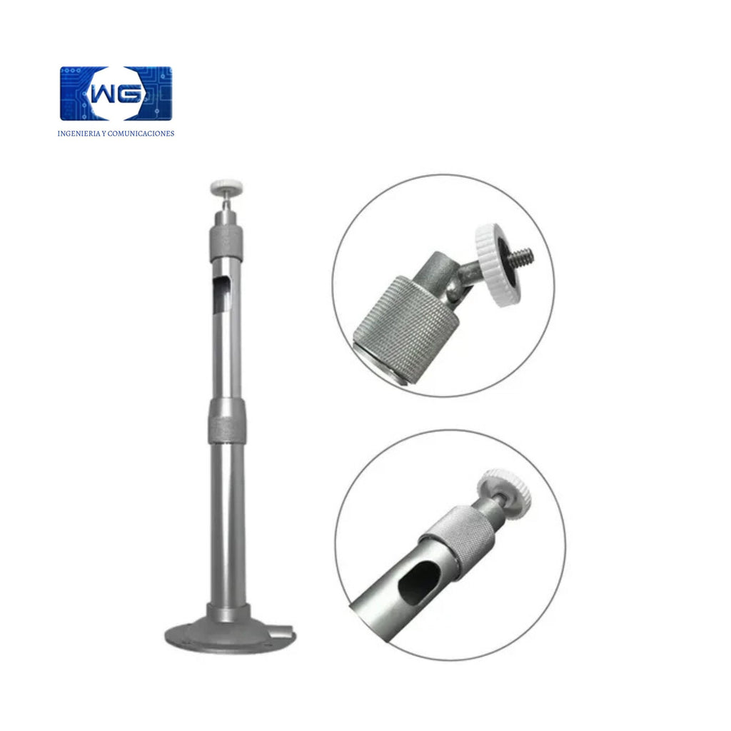 Soporte de Aluminio para Cámara de Seguridad CCTV y Video Beam - 30cm-a-60cm