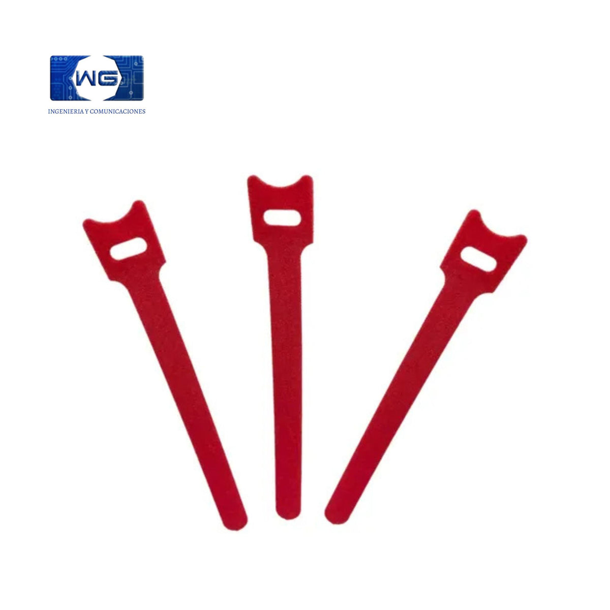 Cinta Correa en Velcro - rojo