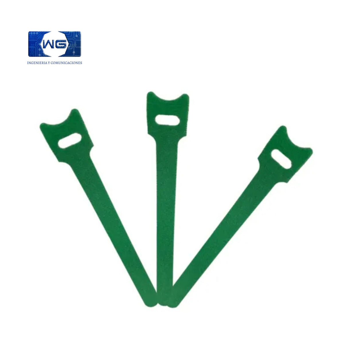 Cinta Correa en Velcro - verde