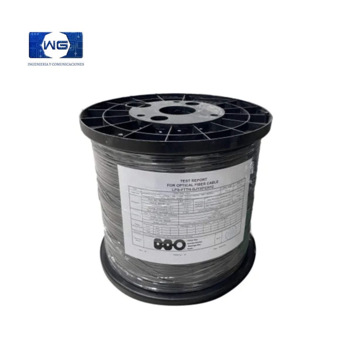 Carrete de cable Fibra óptica Drop - guia-nylon-1000m-lps