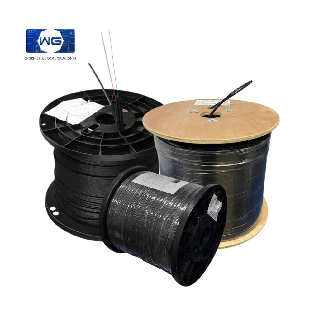 Carrete de cable Fibra óptica Drop