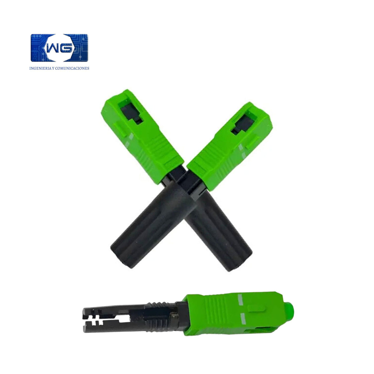 Conector rápido F.O - sc-apc-sc-apc