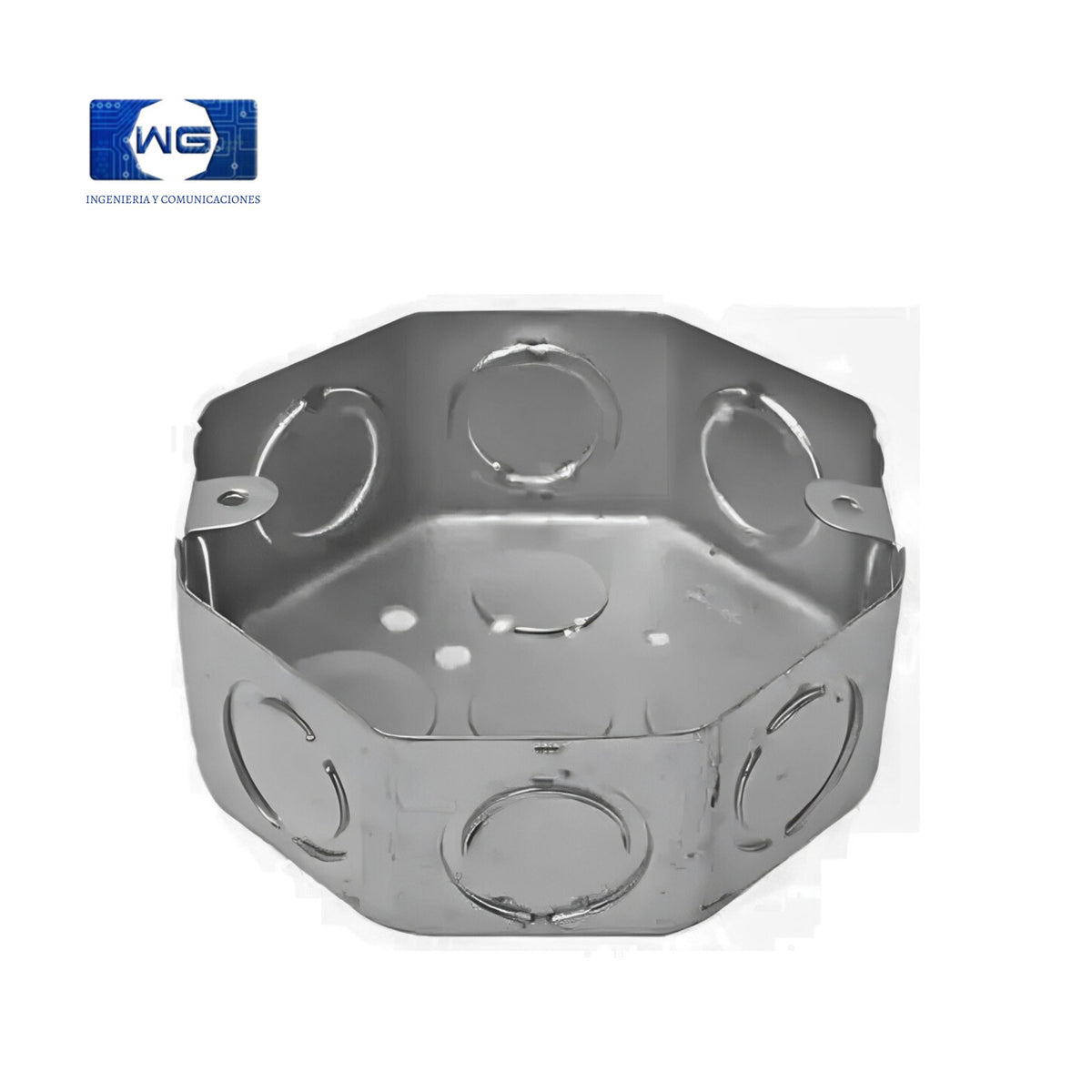 Caja eléctrica metálica - octagonal