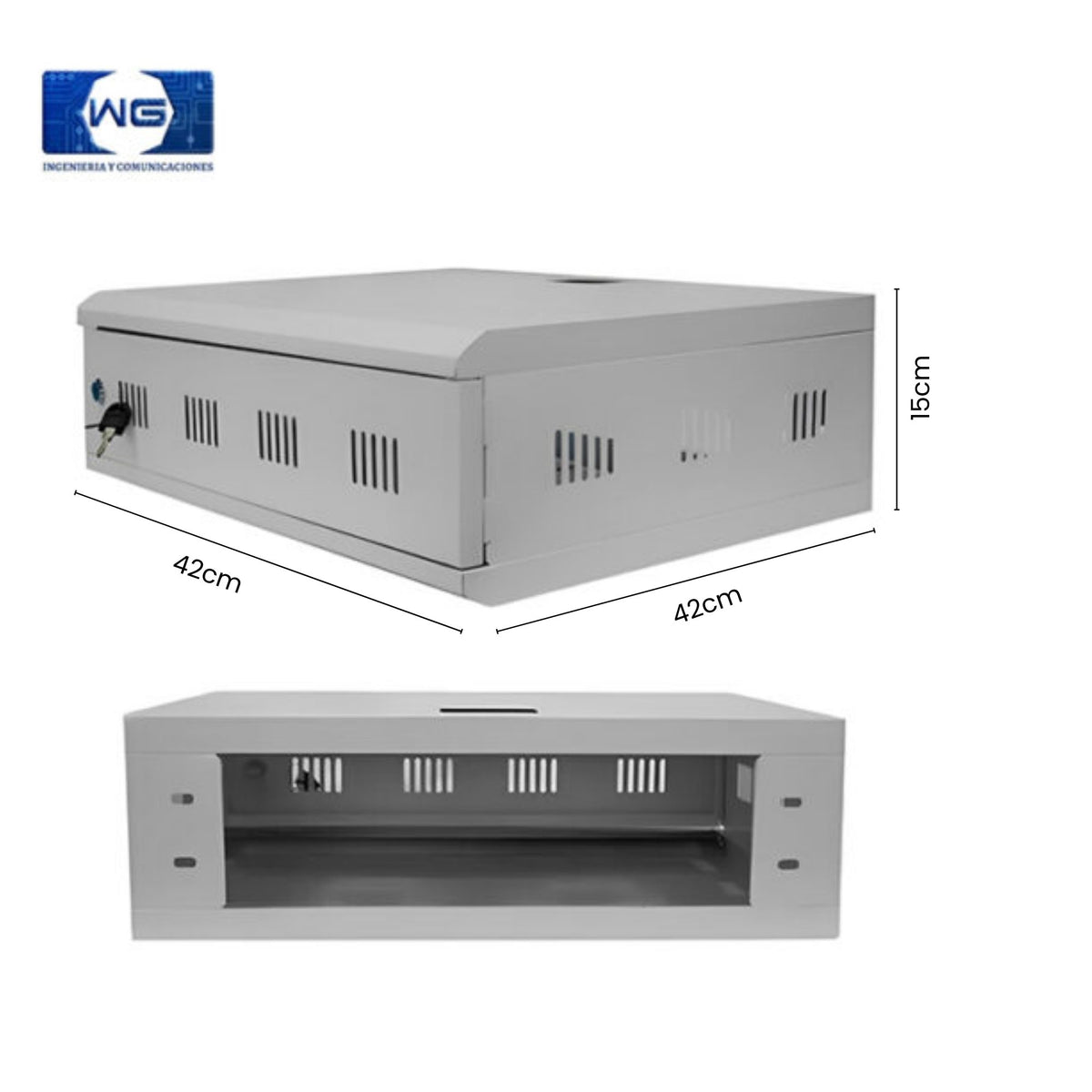 Gabinete Mediano (15cm * 42cm * 42cm) - blanco