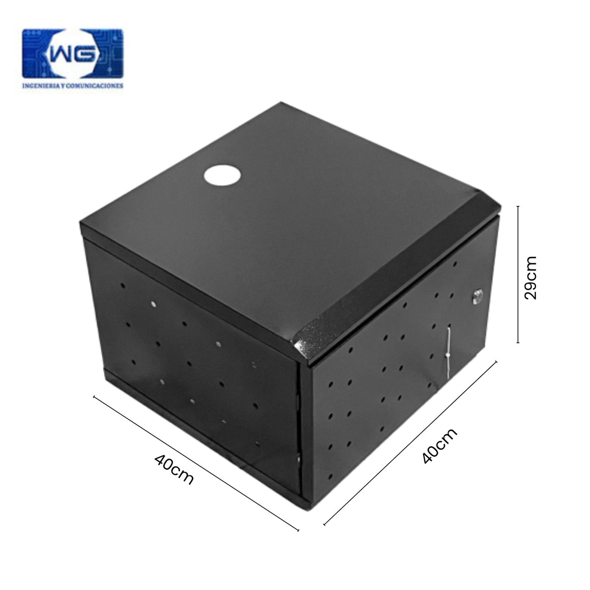 Gabinete Cubo especial (29cm * 40cm * 40cm) + Bandeja - negro