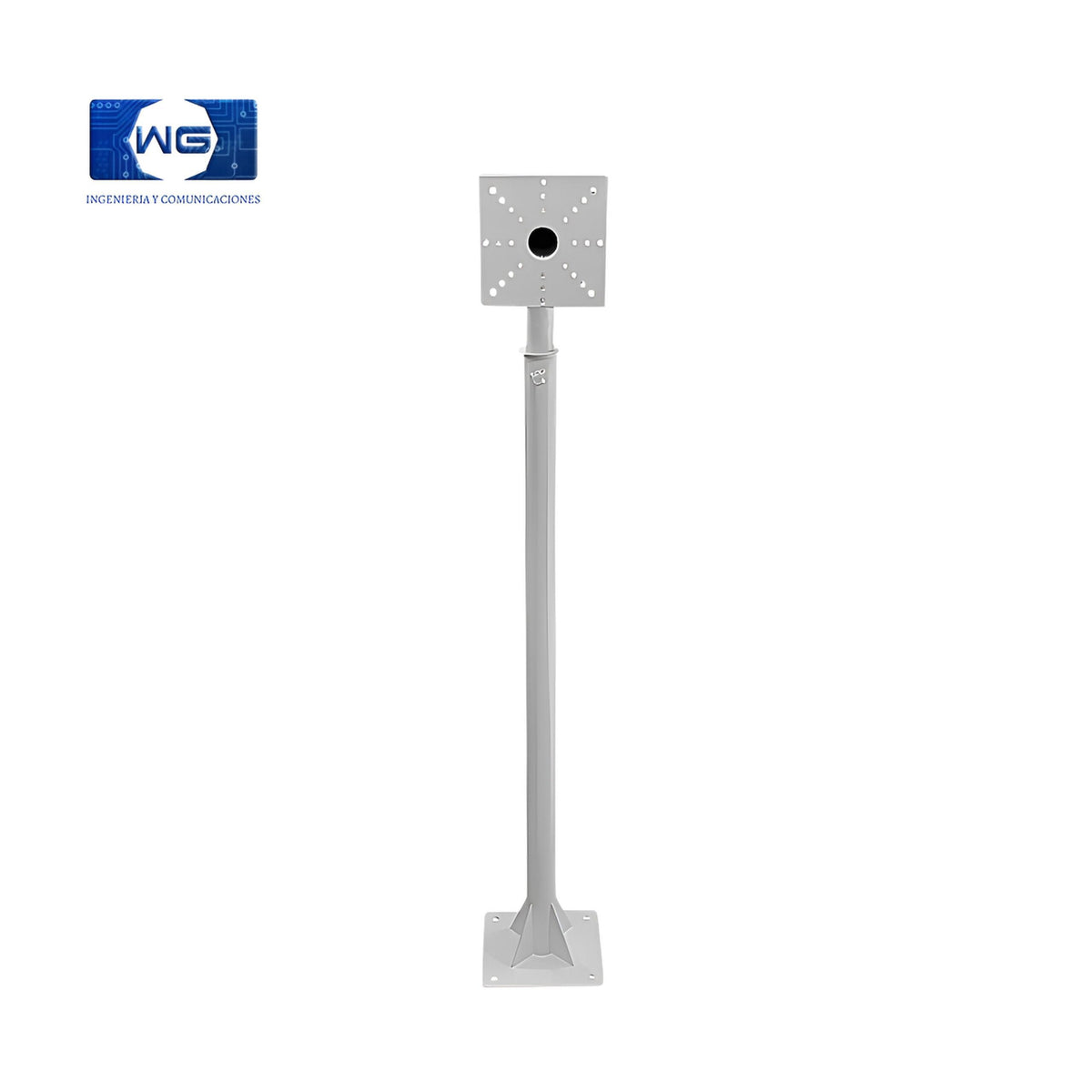 Pedestal Expandible para Cámara de Seguridad CCTV de 1 a 1.70 Metros