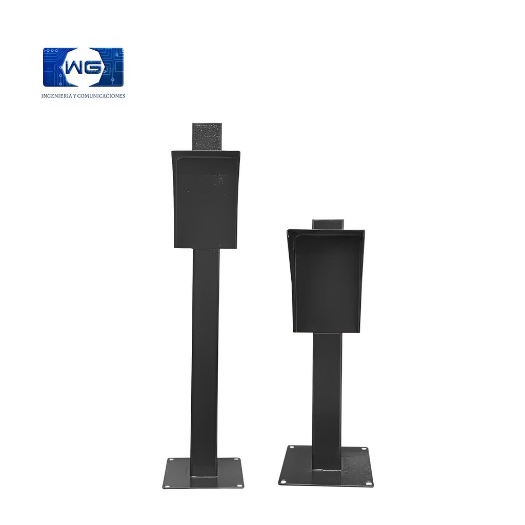 Pedestal para fotoceldas con caperuza