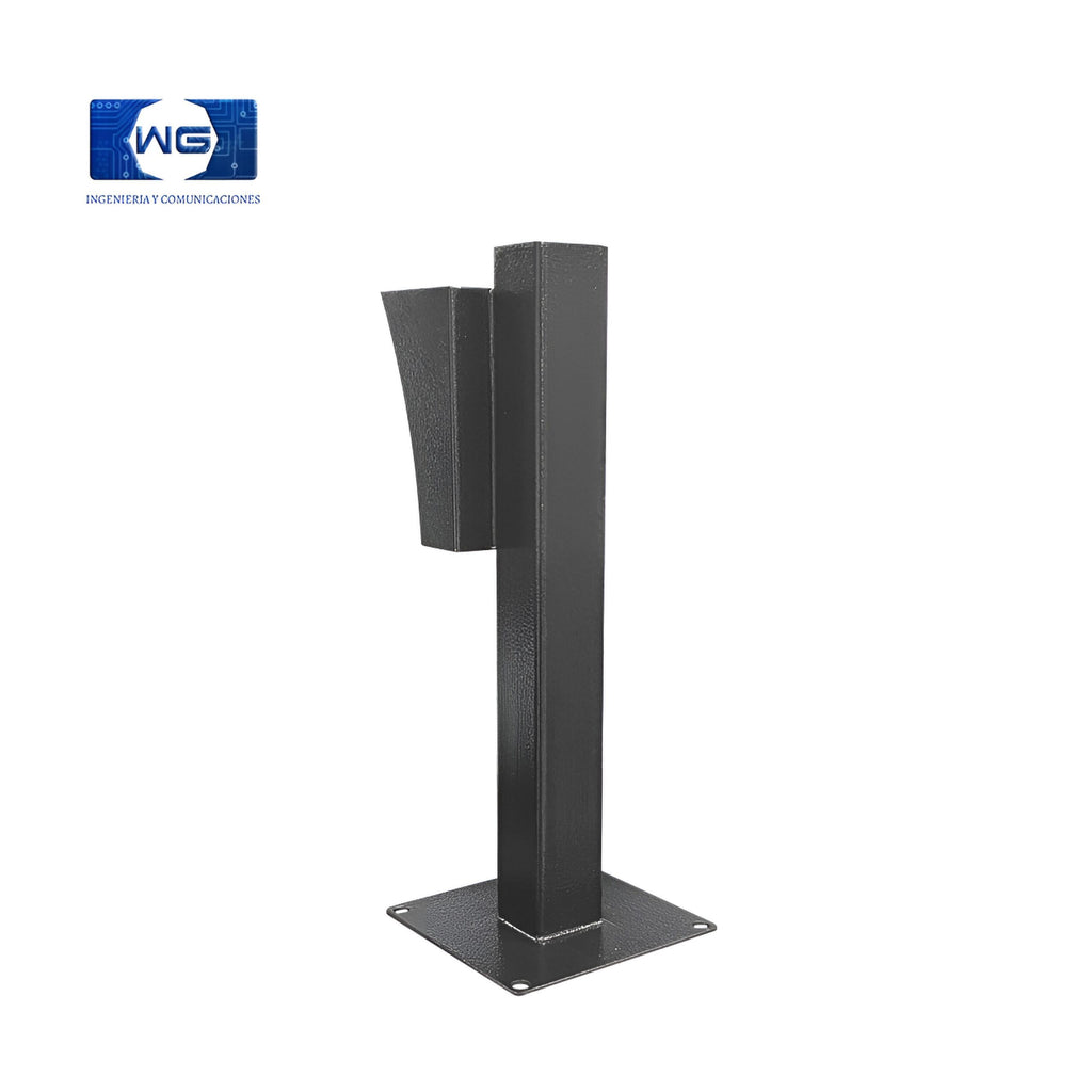 Pedestal para fotoceldas con caperuza