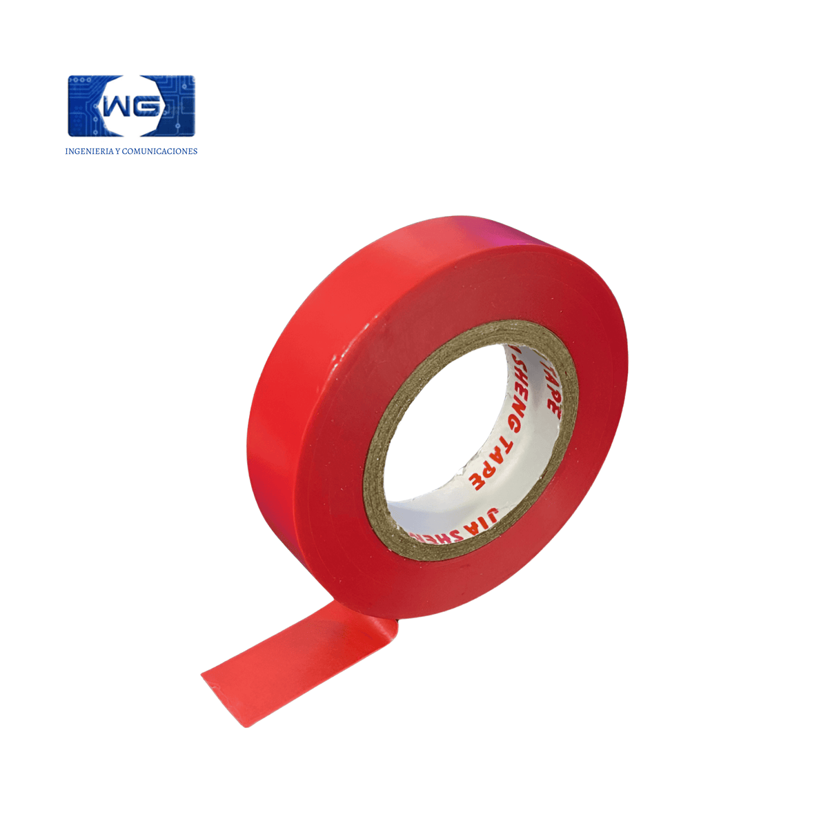 Cinta aislante 20mts - rojo
