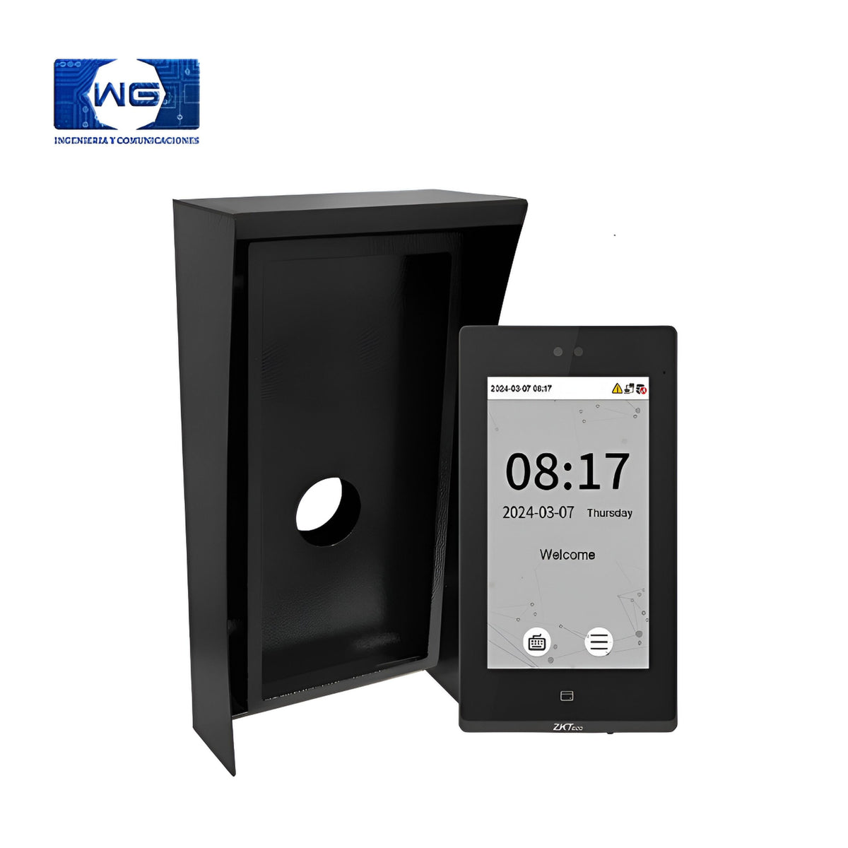 Protector para video portero ZKTECO SenseFace 7A