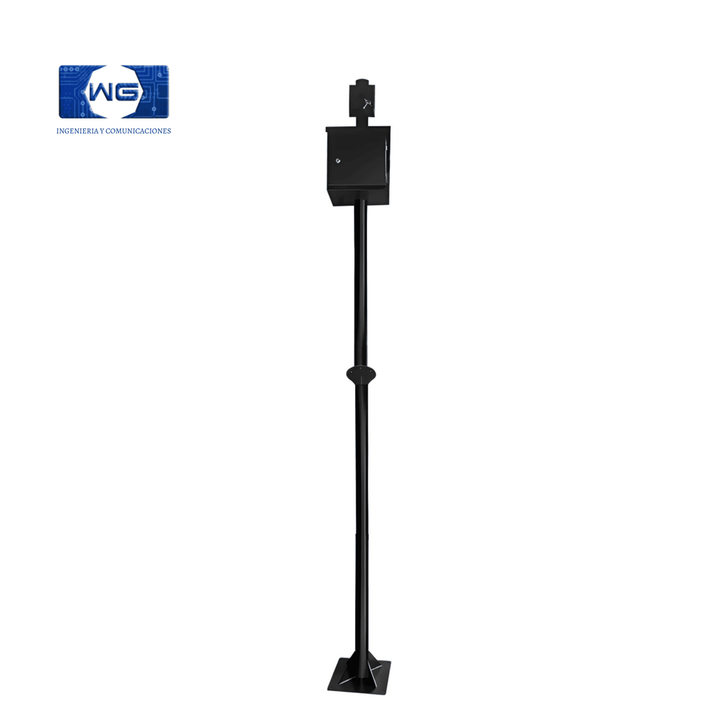 Poste para exteriores con cofre