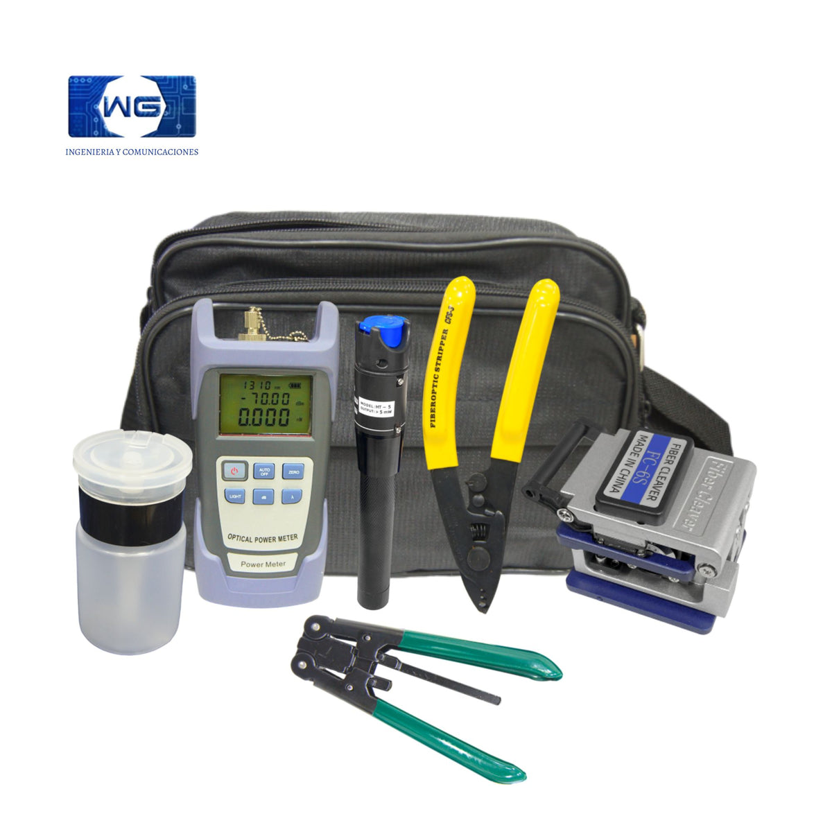 Kit de herramientas para fibra óptica