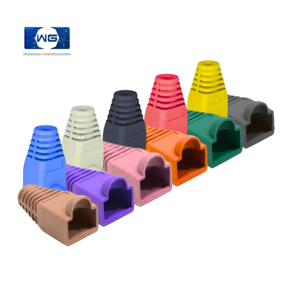 Botas o Capuchones RJ45 bolsa X 100u