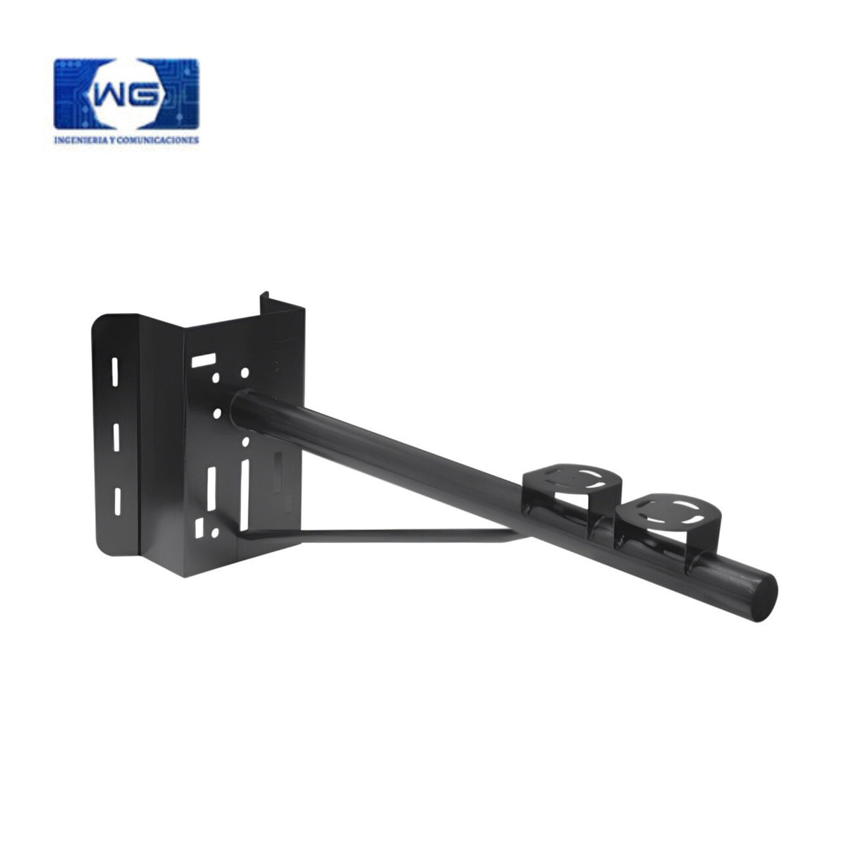 Soporte Esquinero para Doble Cámara de Seguridad CCTV de 60 cm