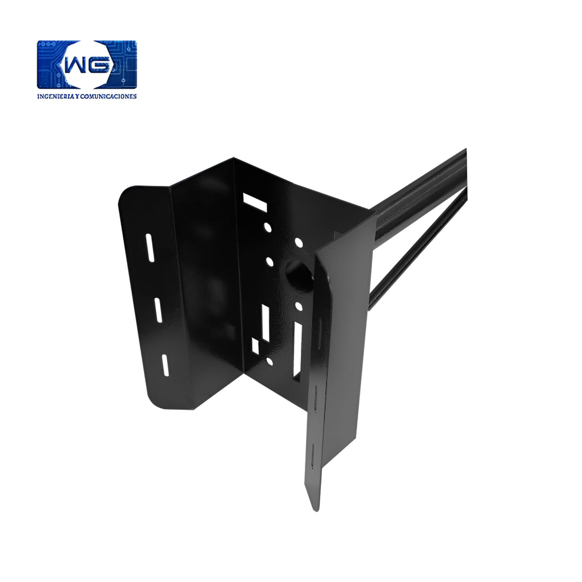 Soporte Esquinero para Doble Cámara de Seguridad CCTV de 60 cm