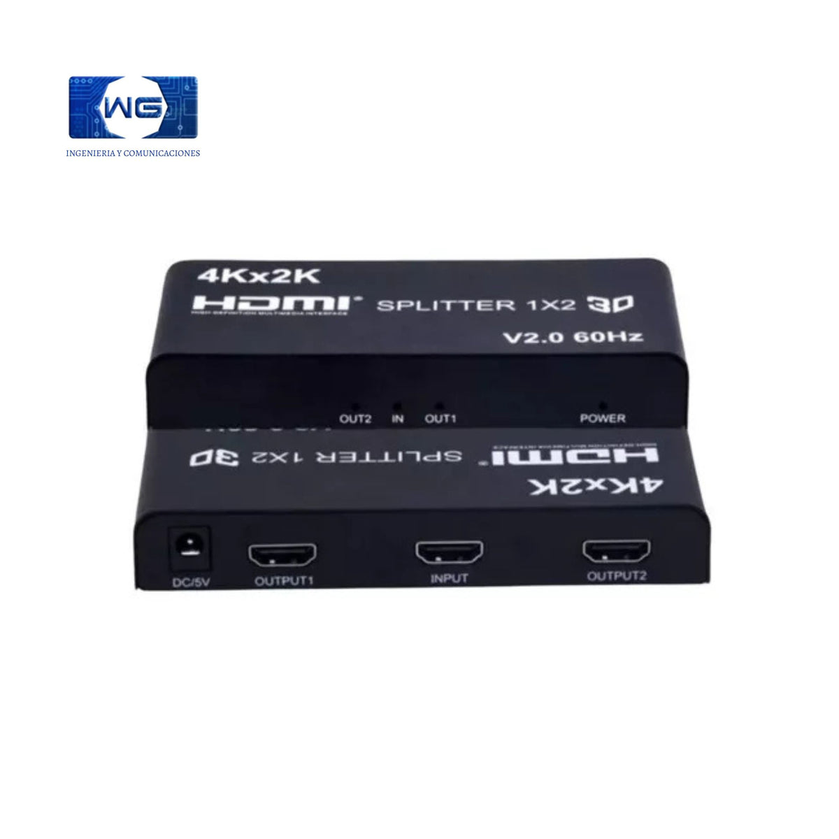Splitter de video HDMI - splitter-hdmi-4k-1-entrada-2-salidas