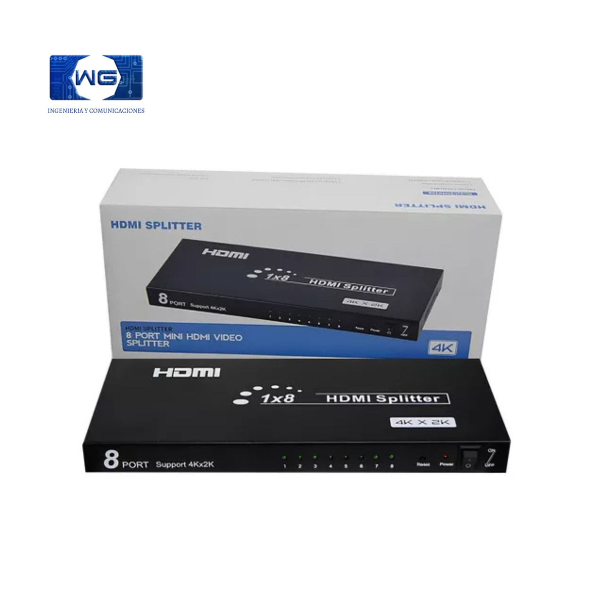 Splitter de video HDMI - splitter-hdmi-4k-1x8-4kx2k
